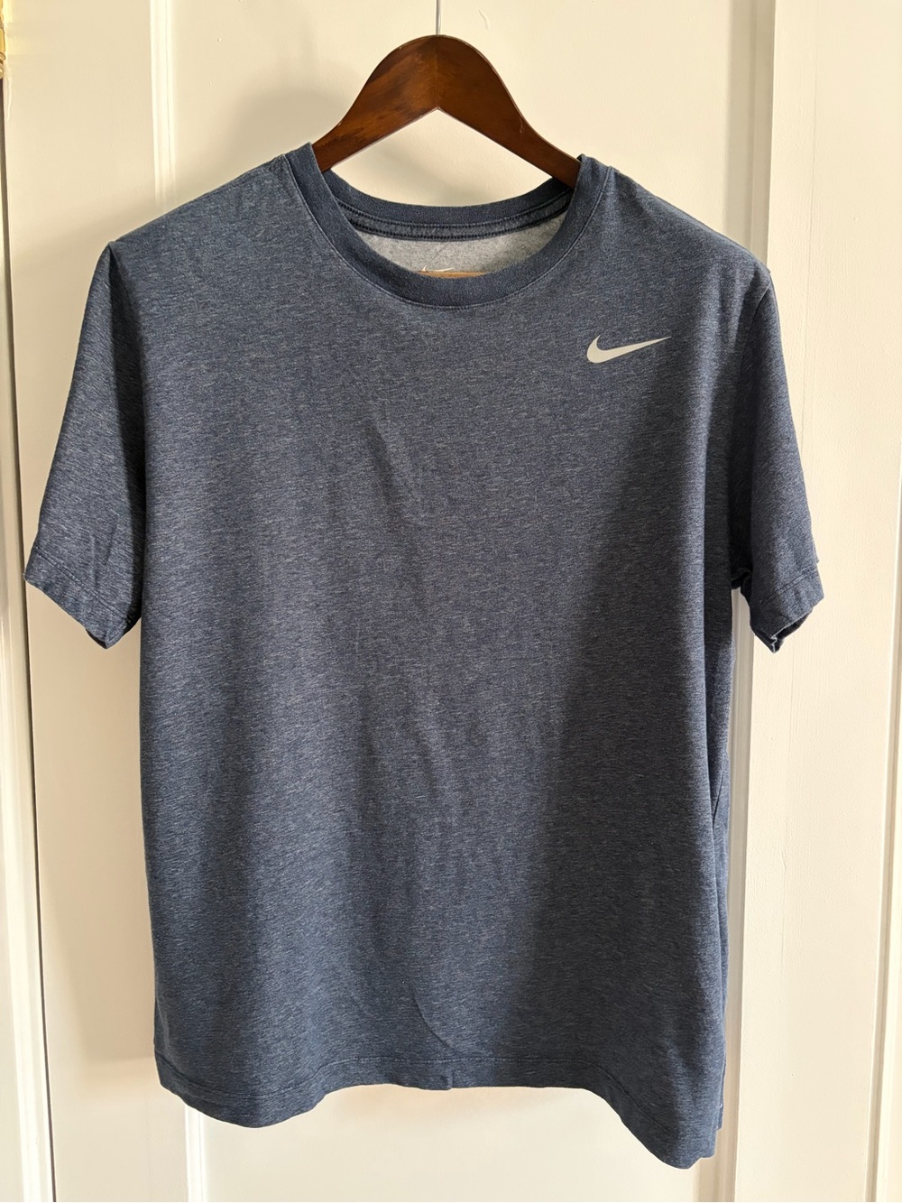 Nike Heathered Blue Short-Sleeve Dri-FIT Tee